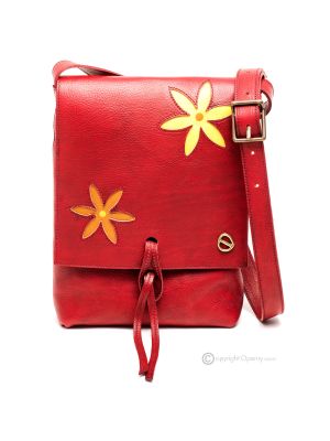MARGH Borsa a tracolla borsa a spalla donna vera pelle artigianale