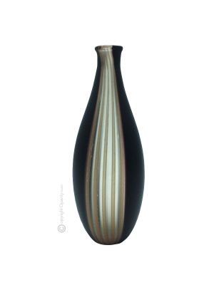VASO CANNE vetro soffiato di Murano artigianato autentico Made in Italy