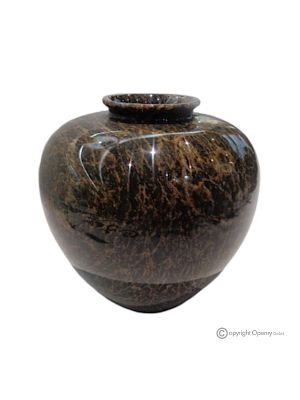 VASO, giara in marmo verde, pietra autentica di qualità top, fatto a mano, esclusivo.