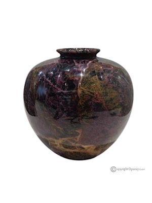 VASO, giara in marmo, pietra orientale autentica di qualità top, fatto a mano, decorativo.