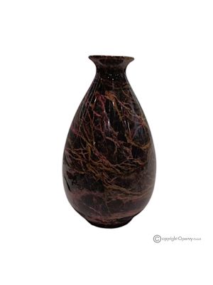 VASO, ampolla in marmo, pietra orientale autentica di qualità top, fatto a mano, decorativo.