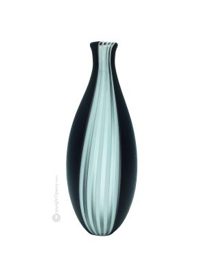 VASO CANNE vetro soffiato di Murano artigianato autentico Made in Italy