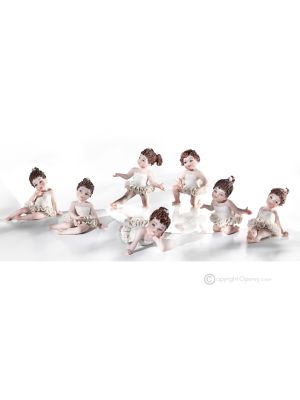 BALL - Capodimonte, 7 ballerine in porcellana pregiata, eleganza e poesia.