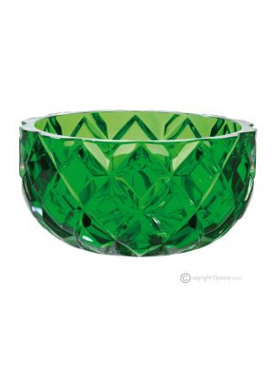 FANTASY Centrotavola design moderno dipinto a mano decorativo in cristallo.
