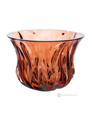 FANTASY Centrotavola design moderno dipinto a mano decorativo in cristallo.