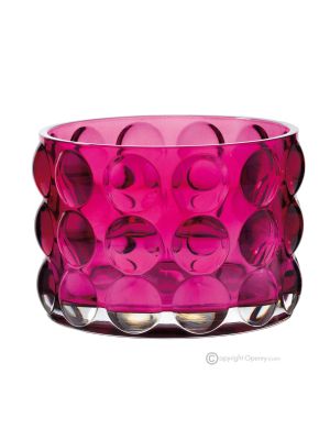 FANTASY Centrotavola design moderno dipinto a mano decorativo in cristallo.