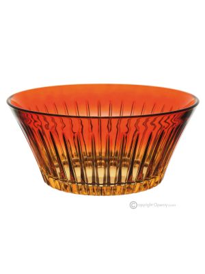 DOMINA Centrotavola dipinto a mano autentico moderno decorativo in vetro di qualità superiore.