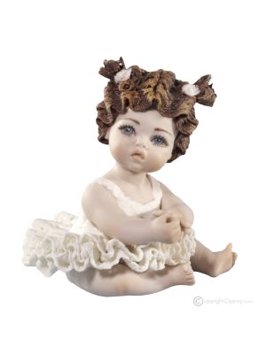 LILA - Capodimonte, ballerina statuetta in porcellana, bellezza e arte.