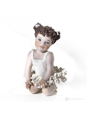 NUAGE - Capodimonte, ballerina in porcellana pura, un tocco d’eleganza.
