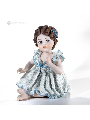 PRISCILLA - Statuetta Capodimonte, bellezza italiana in porcellana esclusiva.