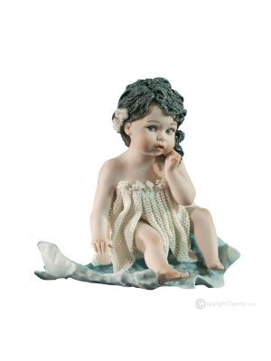 VIOLA - Capodimonte, statuetta di porcellana elegante, un’opera d’arte unica.
