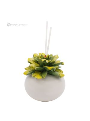 SIRACUSA – Profumatore, diffusore per ambienti, ceramica di Capodimonte, realizzato a mano