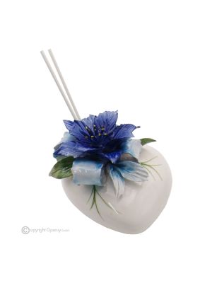 BLU – Profumatore, diffusore per ambienti, ceramica di Capodimonte, fatto a mano