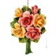 BOUQUET Decorazione da appendere ceramica artistica