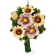 BOUQUET Decorazione da appendere ceramica artistica