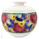 VASO PALLA MILLEFIORI Vaso in ceramica Friulano fatto e dipinto a mano autentico Made in Italy