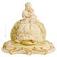 MAMMA CON BAMBINO Statuetta statua statuina porcellana Capodimonte fatto a mano made in Italy