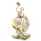 DONNA CON FIORI Statuetta statua statuina porcellana Capodimonte fatto a mano made in Italy