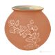 ORCHIDEE Cachetpot portavaso per pianta autentica ceramica artistica fatta e decorata a mano