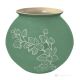 ORCHIDEE Cachetpot portavaso per pianta autentica ceramica artistica fatta e decorata a mano