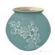 ORCHIDEE Cachetpot portavaso per pianta autentica ceramica artistica fatta e decorata a mano