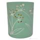 SOFFIONI Lampada da tavolo abat-jour ceramica artistica piemontese fatto e decorato a mano autentico Made in Italy verde
