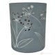 SOFFIONI Lampada da tavolo abat-jour ceramica artistica piemontese fatto e decorato a mano autentico Made in Italy grigio