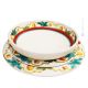 PANTELLERIA Collezione Set 18 Pezzi Servizio Piatti per 6 Persone Stoviglie Ceramica Fatto Dipinto a Mano Made in Italy Sicilia