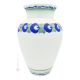 DUE ROSE VASO Ceramica Creazioni Preziose Artistiche Fatto e Dipinto a Mano Made in Italy