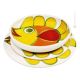 PALERMO Collezione Set 18 Pezzi Servizio Piatti per 6 Persone Stoviglie Ceramica Fatto Dipinto a Mano Made in Italy Sicilia