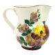 BOCCALE DECORO TRADIZIONALE Caraffa brocca decantatore ceramica Friulano fatto e dipinto a mano autentico Made in Italy 