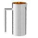 CARAFFA ACQUA DIRITTA Caraffa Decantatore Speciale Placcatura Oro Argento Fatto a Mano Made in Italy 1,5l