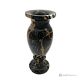 VASO, anfora in marmo nero Michelangelo, pietra autentica, fatto a mano, design raffinato.