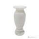 VASO, anfora in autentico marmo bianco Ibiza, realizzato a mano, design elegante e raffinato.
