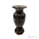 VASO, anfora in autentico marmo nero Michelangelo, realizzato a mano, design classico.