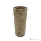 VASO cilindrico in marmo, pietra fossile naturale genuina, realizzato artigianalmente.