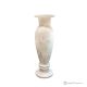 VASO, anfora in marmo bianco amore autentico, fatto a mano, con design elegante e sofisticato.