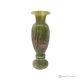 VASO, anfora in marmo onice verde, pietra autentica, realizzato a mano, design elegante.