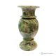 VASO in marmo onice verde, pietra autentica di qualità top, realizzato a mano, decorativo.