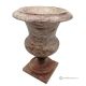 VASO mediceo in marmo rosa, pietra naturale, realizzato artigianalmente, design elegante.