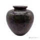 VASO sferico in marmo, pietra naturale di qualità, realizzato a mano, elemento di lusso.