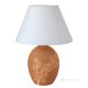ORCHIDEA Lampada da tavolo abat-jour ceramica artistica piemontese fatto e decorato a mano autentico Made in Italy 