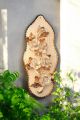 QUADRO Decorazione da appendere ceramica artistica stile Barocco dettaglio oro 24k Made in Italy