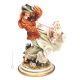 VENTO DI APRILE Statuetta statuina figura porcellana Capodimonte fatto a mano Made in Italy