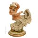VENTO DI APRILE Statuetta statuina figura porcellana Capodimonte fatto a mano Made in Italy