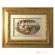 AUTUNNO Quadro bassorilievo porcellana Capodimonte fatto a mano Made in Italy
