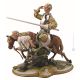 DON CHISCIOTTE DELLA MANCIA Statuetta statuina figura porcellana Capodimonte fatto a mano Made in Italy