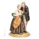 IL CUORE NON INVECCHIA MAI Statuetta statuina figura porcellana Capodimonte fatto a mano Made in Italy