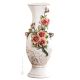 VASO Ceramica artistica stile Barocco dettaglio oro 24k Made in Italy