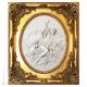 VENERE E CUPIDO Quadro bassorilievo porcellana Capodimonte fatto a mano Made in Italy